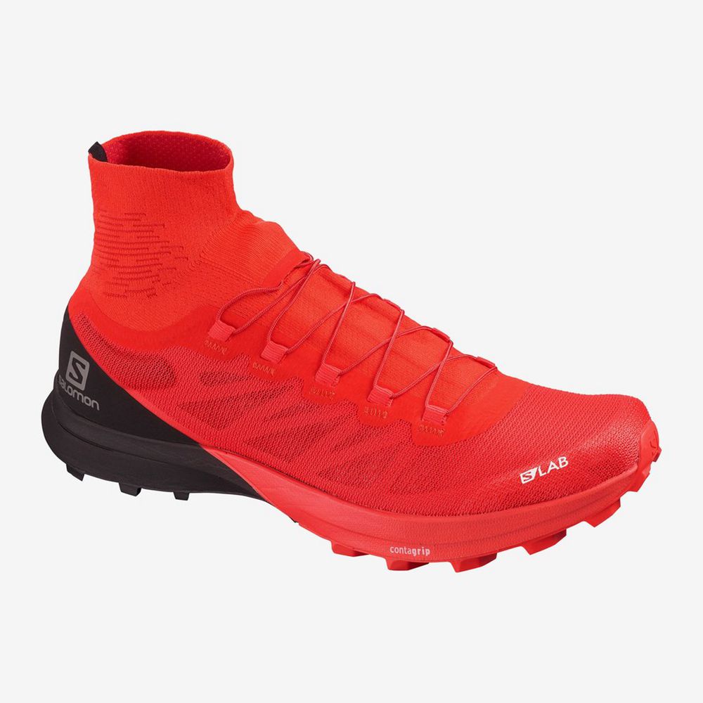 Zapatillas Trail Running Salomon Hombre Rojas - Salomon Argentina S/LAB SENSE 8 SG ,583194-VSG